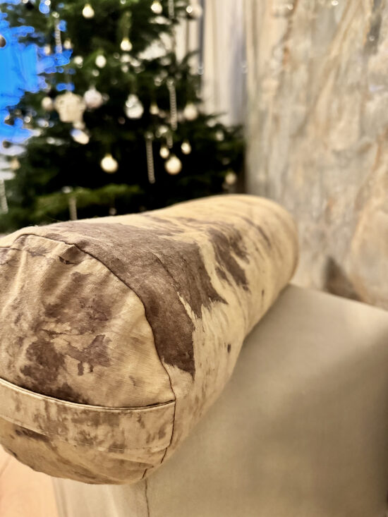 100% Organic Cotton Buckwheat Hull Pillow - Bolster Size