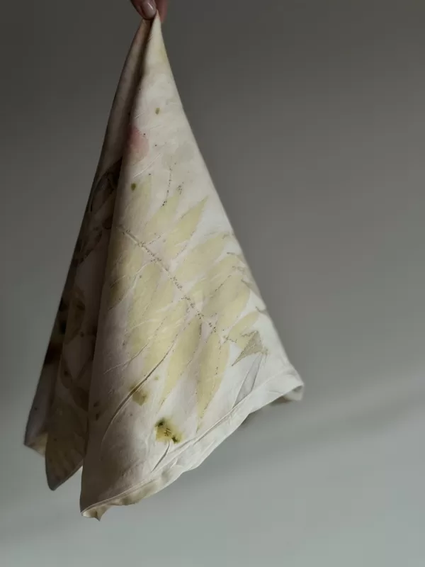 ekoprinted silk pillowcase